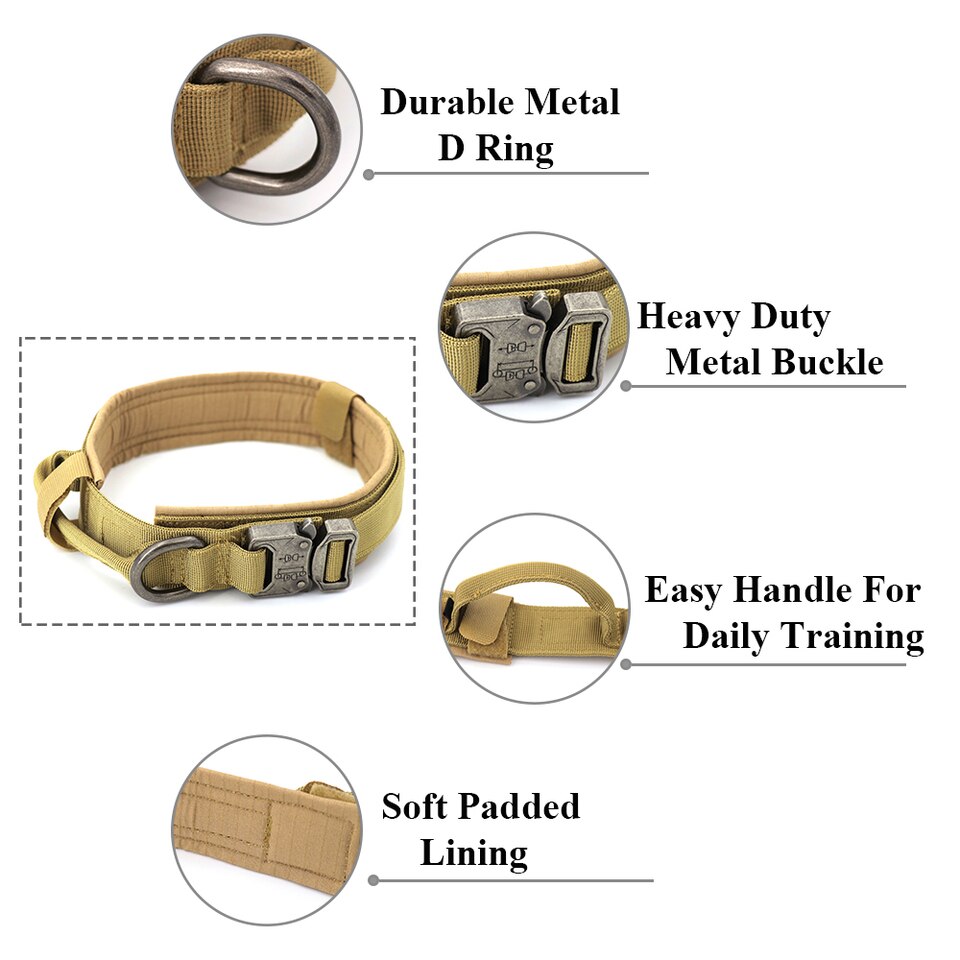 Tactical Dog Training Collar and Leash Set for All Dogs - Image 3