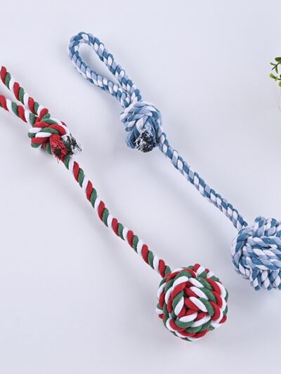 Hand Pull Cotton Rope Dog Knot Toy