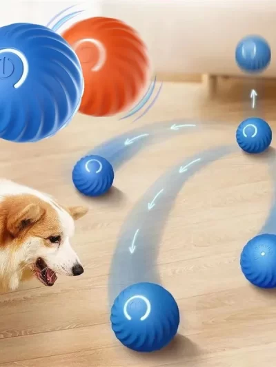 Interractive Motion Activated Rolling Ball Dog Toy