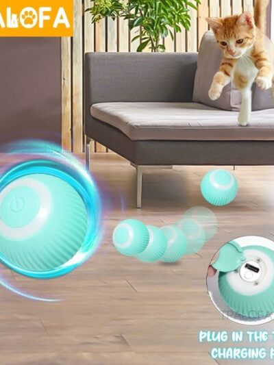 Smart Cat Toys Electric Cat Ball Automatic Rolling Ball Cat Interactive Toys
