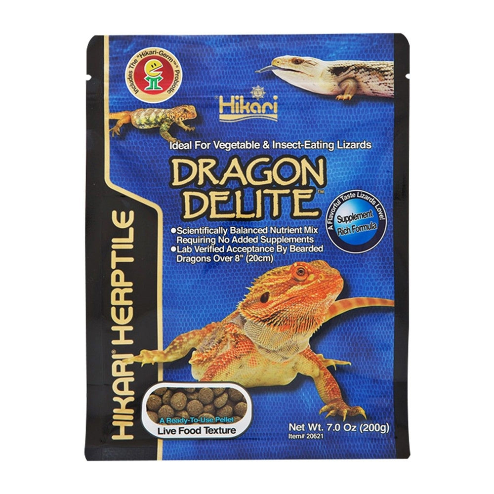Hikari USA Herptile Dragon Deliteâ„¢ Dry Reptile Food 1ea/7 oz