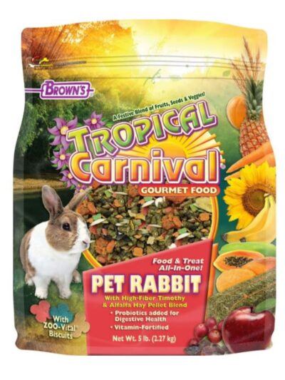 Tropical Carnival Gourmet Pet Rabbit Food 10 Lb