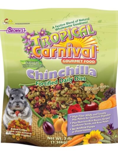 Tropical Carnival Natural Chinchilla Food 3 Lb