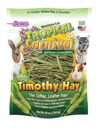 Tropical Carnival Natural Timothy Hay 48oz.