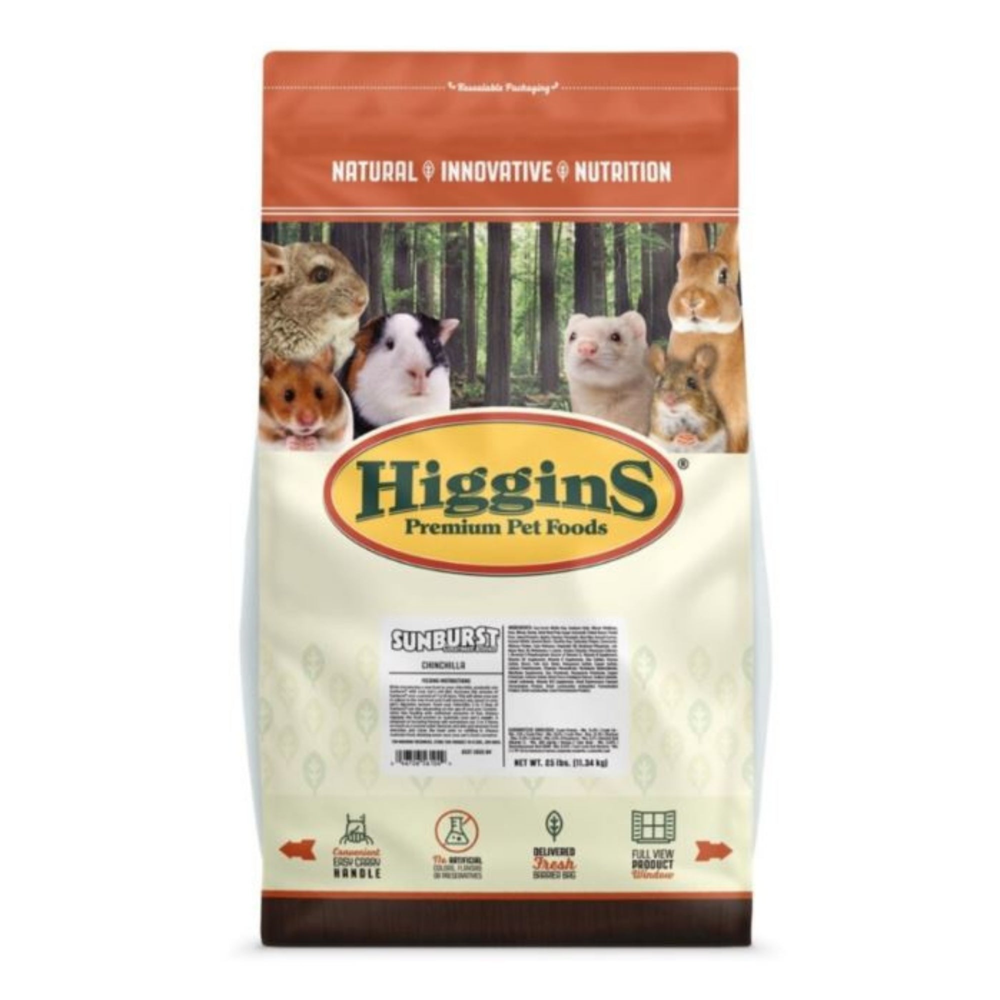 Higgins Sunburst Gourmet Blend Chinchilla 25 Lb