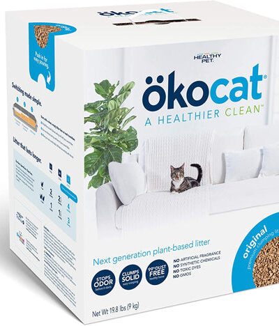 Okocat Litter Natural Wood Clumping Cat Litter 1ea/9.9 lb