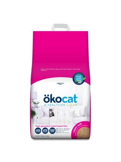 Okocat Litter Super Soft Clumping Wood Cat Litter 1ea/15.8 lb