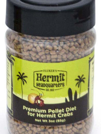 Fluker's Hermit Crab Premium Pellet Diet Dry Food 1ea/3 oz