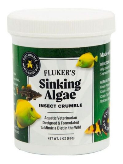 Flukers Sinking Algae Insect Crumble  3oz.