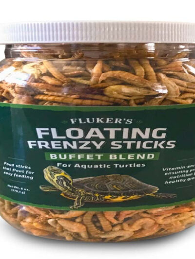 Fluker's Buffet Blend Aquatic Turtles Floating Frenzy Sticks Freeze Dried Food 1ea/6 oz