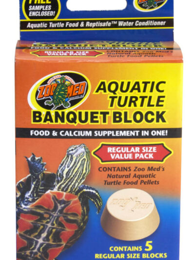 Zoo Med Aquatic Turtle Banquet Block 1ea/Regular, 5 pk