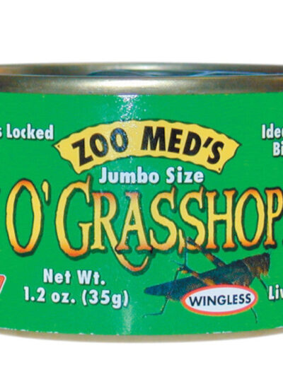 Zoo Med Can O' Grasshoppers Reptile Wet Food 1ea/1.2 oz