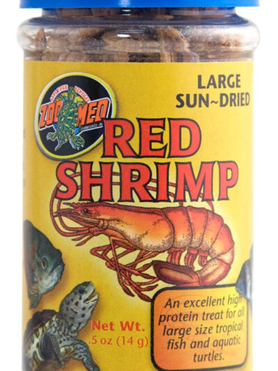 Zoo Med Sun-Dried Large Red Shrimp Reptile Food 1ea/0.5 oz