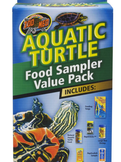 Zoo Med Aquatic Turtle Food Sampler Value Pack Display 1ea