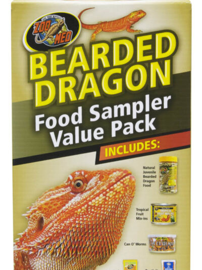 Zoo Med Bearded Dragon Food Sampler Value Pack Display 1ea
