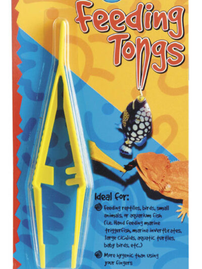 Zoo Med Deluxe High Quality Feeding Tongs Yellow 1ea/6 in