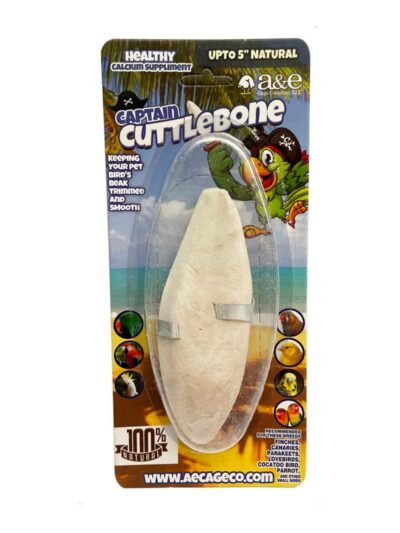 A & E Cages Natural Cuttlebone 1ea/5 in.  (Pack of 3)