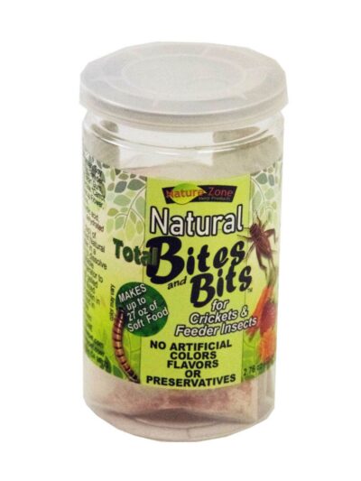 Nature Zone Natural Total Bites & Bits for Crickets & Feeder insects 1ea/2.76oz.