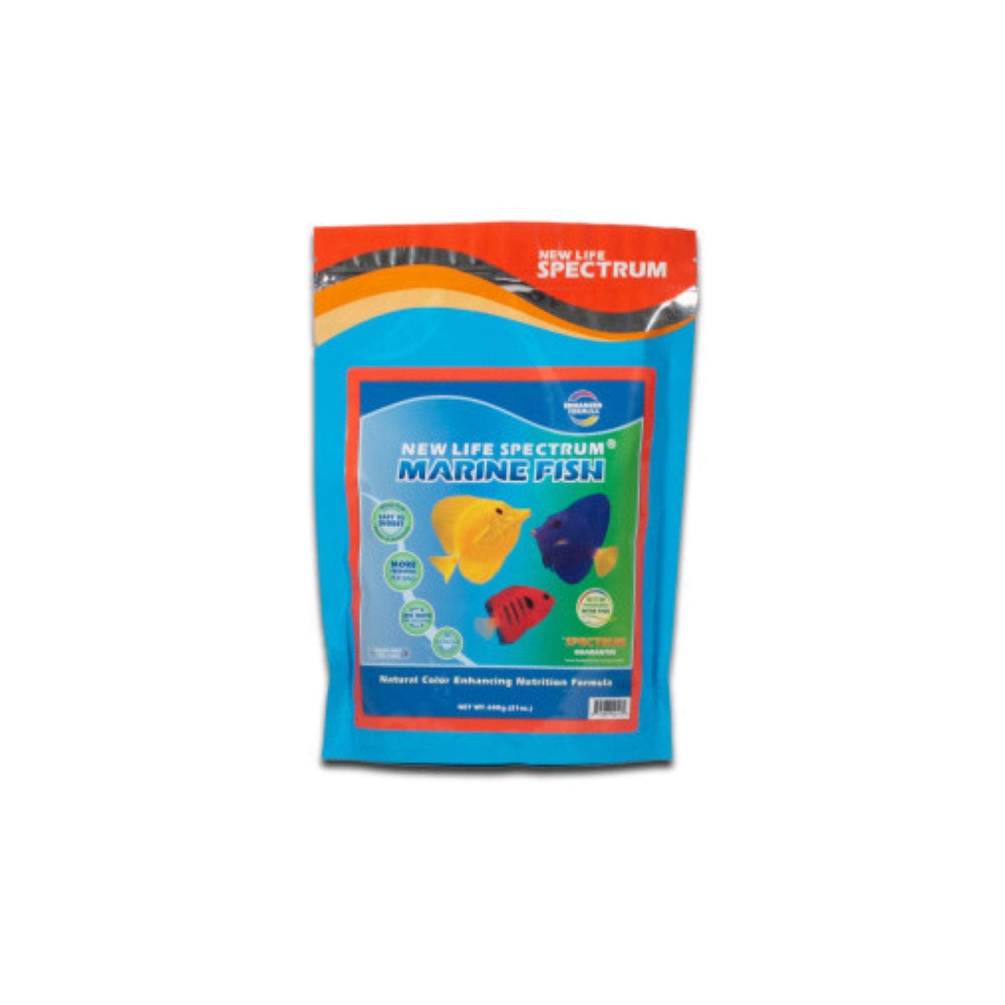 New Life Spectrum Color Enhancing Marine Fish Food 1ea/1 mm, Regular, 600 g