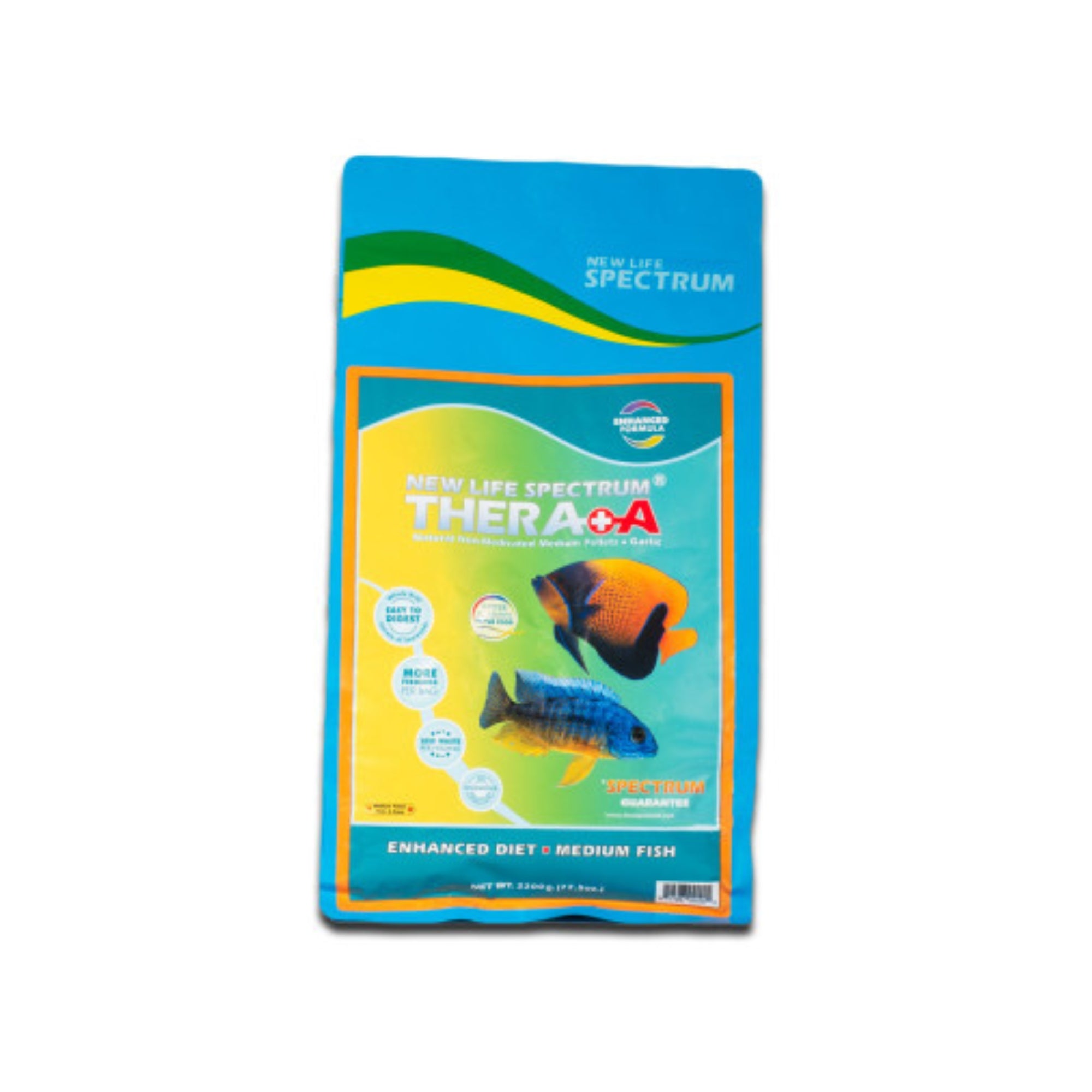 New Life Spectrum Thera+A Color Enhancing Fish Food 2200G, 1ea/2 mm, Medium
