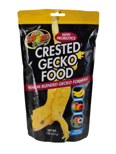 Zoo Med Crested Gecko Food Premium Blended Tropical Fruit Dry Food 1ea/1 lb